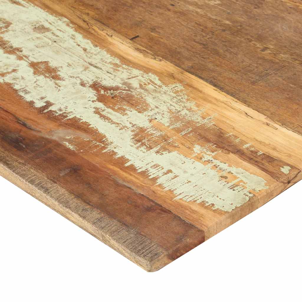 Rectangular Table Top 60x120 cm 15-16 mm Solid Reclaimed Wood