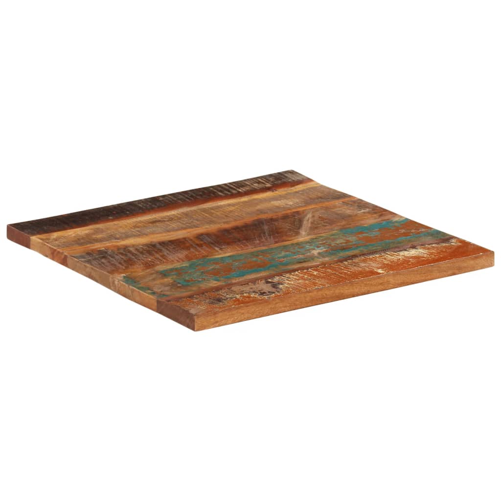 vidaXL Square Table Top 60x60 cm 25-27 mm Solid Reclaimed Wood