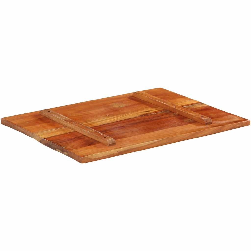 Rectangular Table Top 60x80 cm 25-27 mm Solid Reclaimed Wood