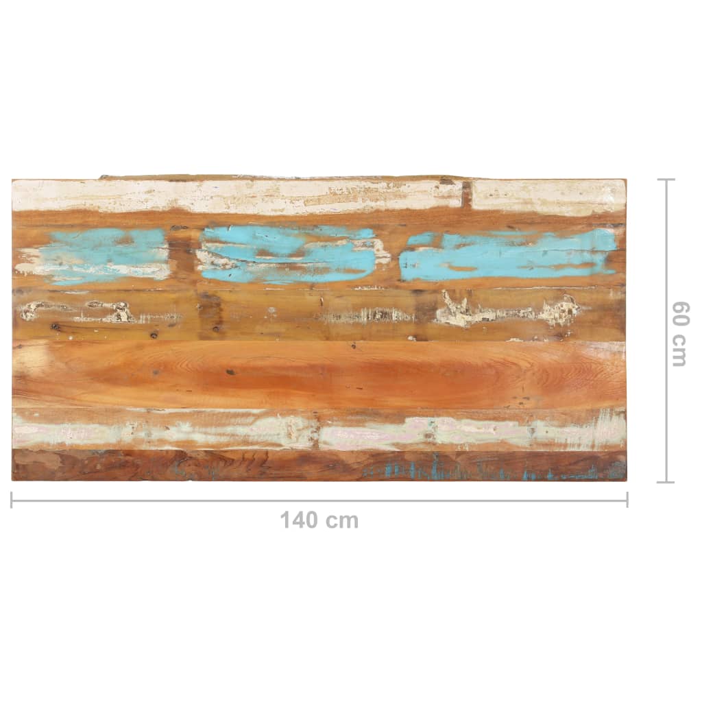 vidaXL Rectangular Table Top 60x140 cm 25-27 mm Solid Reclaimed Wood