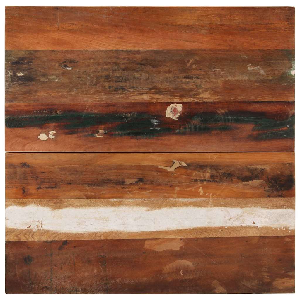 Square Table Top 70x70 cm 25-27 mm Solid Reclaimed Wood
