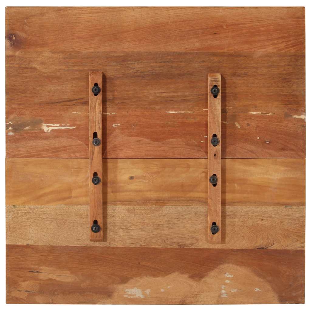 Square Table Top 70x70 cm 25-27 mm Solid Reclaimed Wood