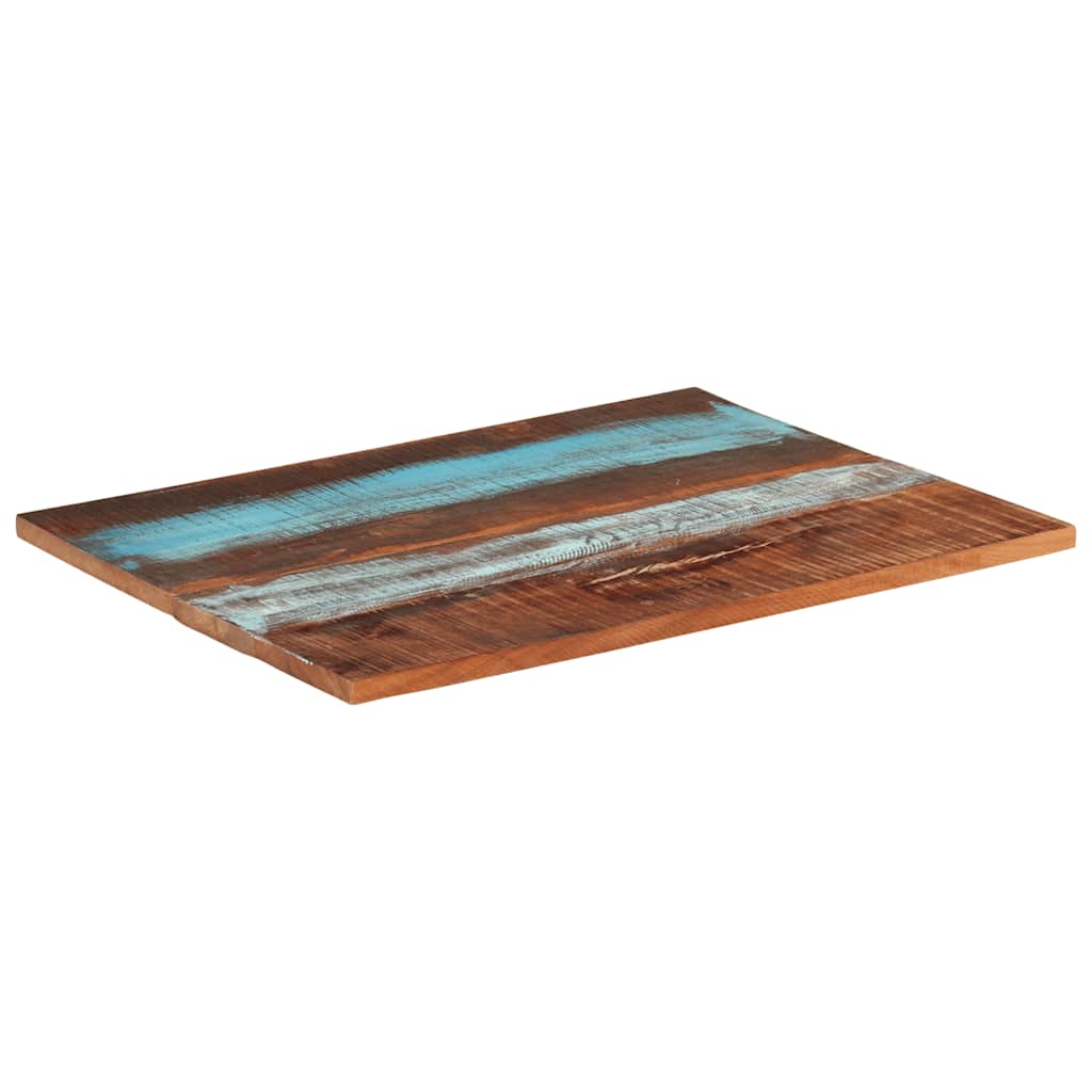 Rectangular Table Top 70x90 cm 25-27 mm Solid Reclaimed Wood