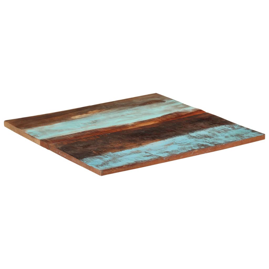 vidaXL Square Table Top 80x80 cm 25-27 mm Solid Reclaimed Wood