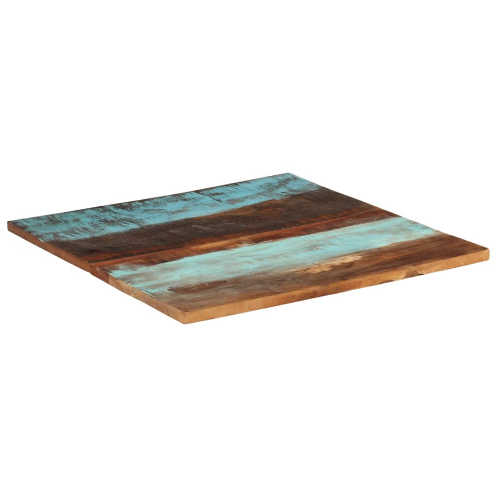 vidaXL Square Table Top 80x80 cm 25-27 mm Solid Reclaimed Wood