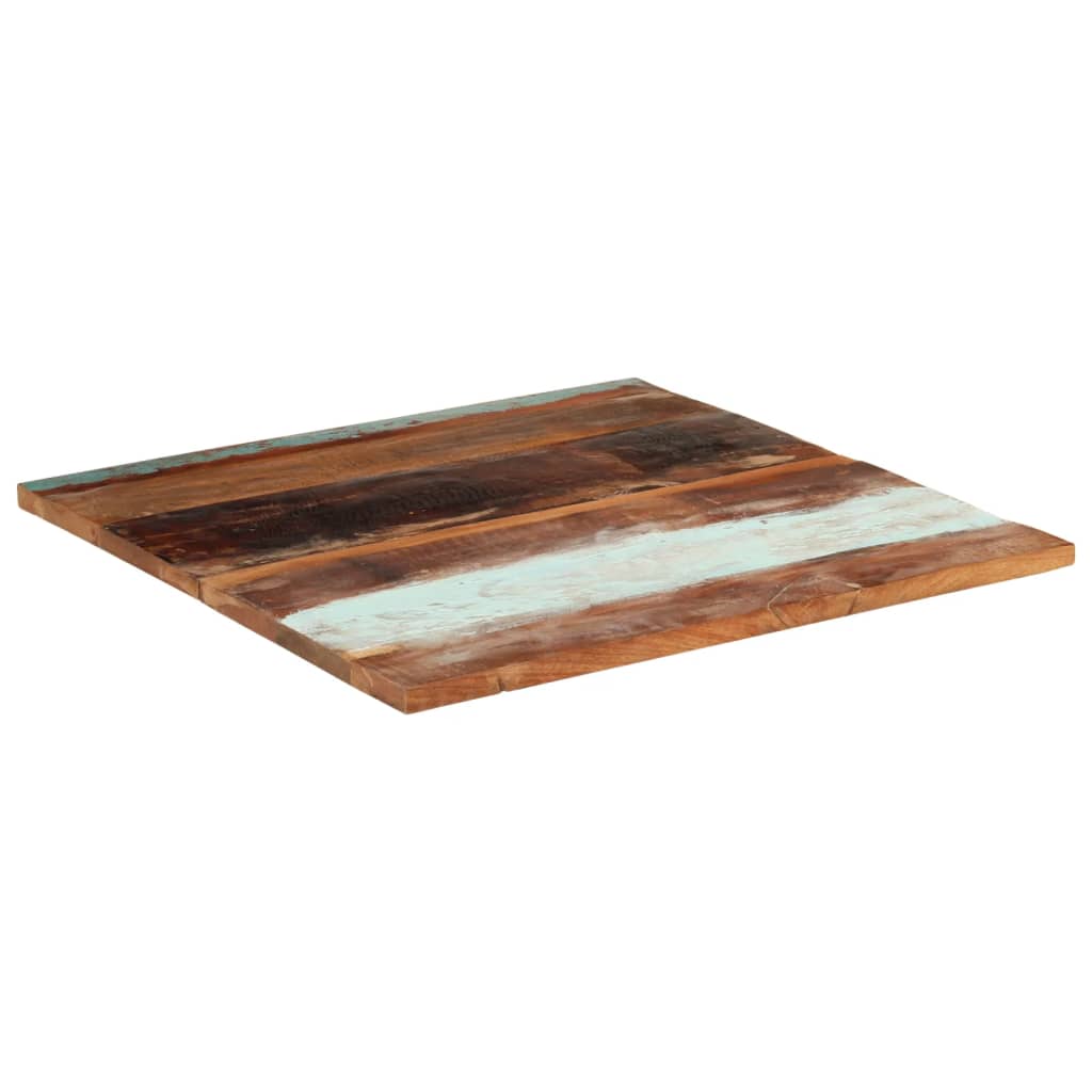 vidaXL Square Table Top 80x80 cm 25-27 mm Solid Reclaimed Wood