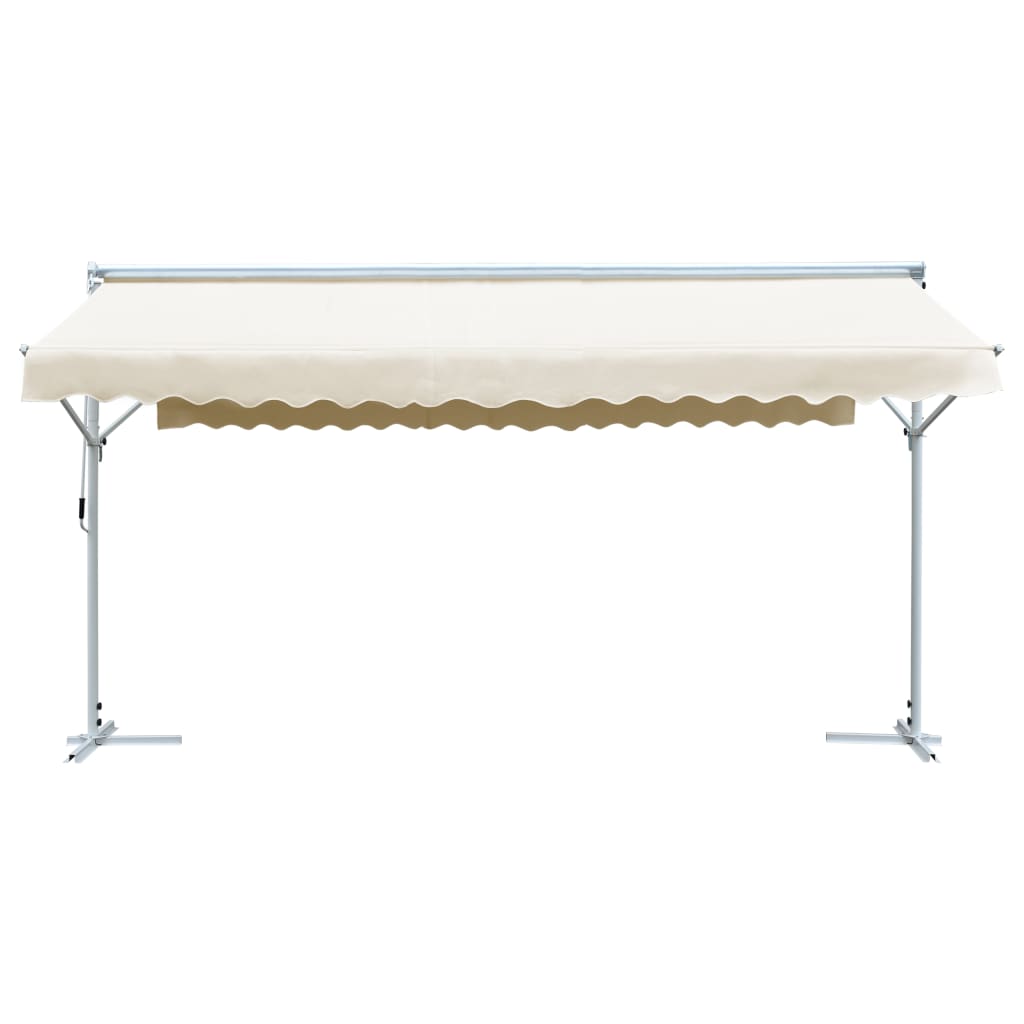 vidaXL Free Standing Awning 600x300 cm Cream