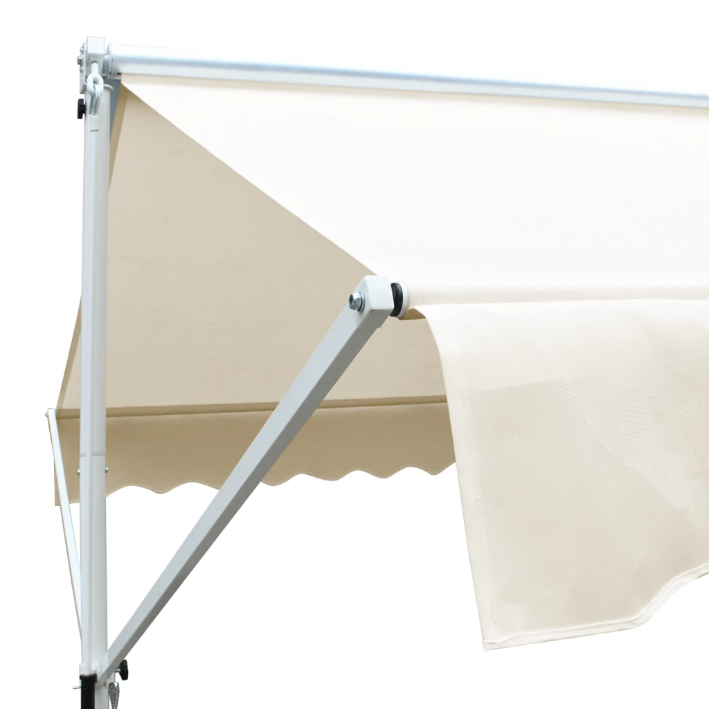 vidaXL Free Standing Awning 600x300 cm Cream