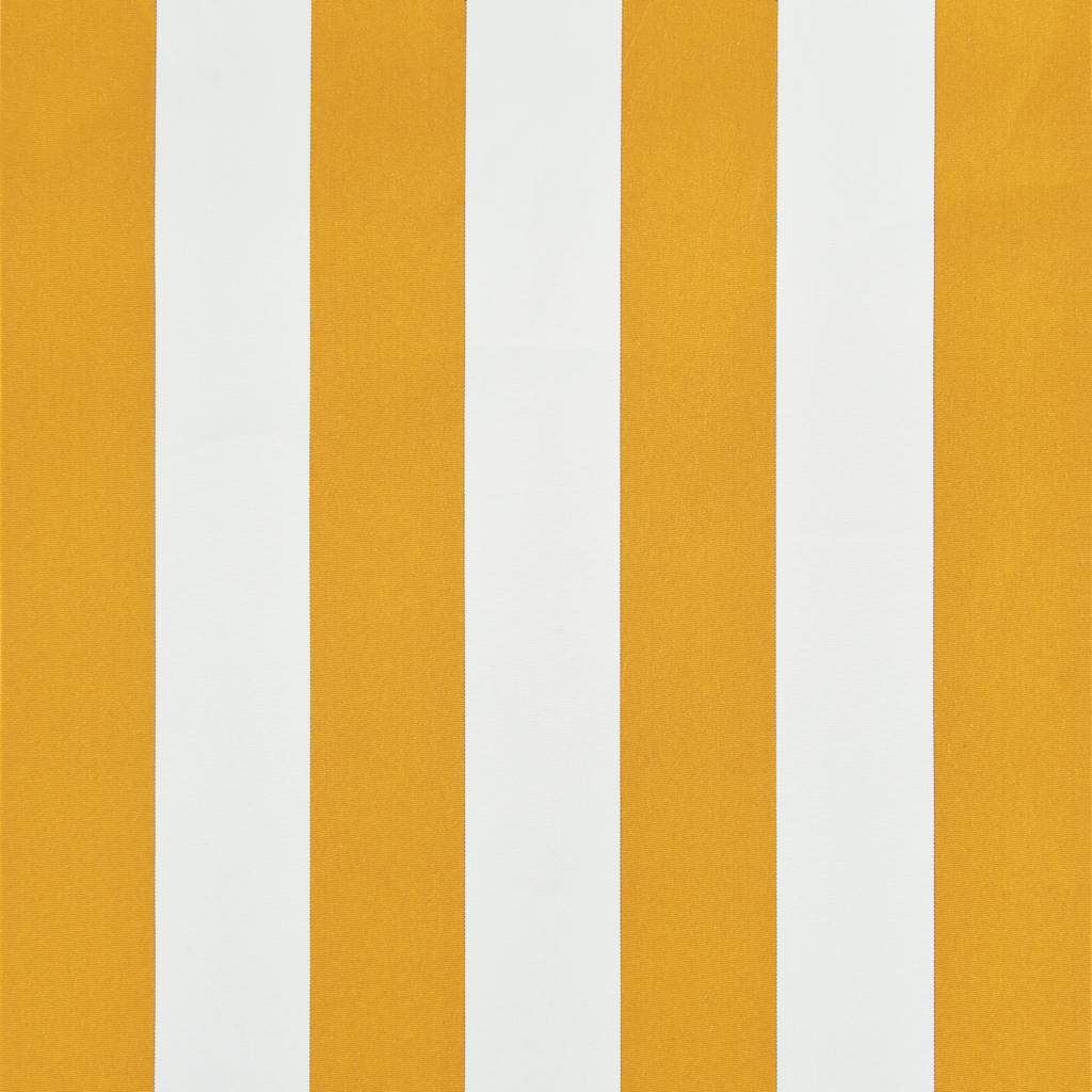 Retractable Awning 100x150 cm Yellow and White