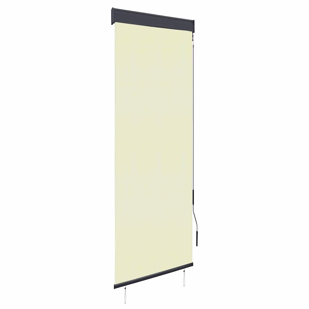 Outdoor Roller Blind 60x250 cm Cream
