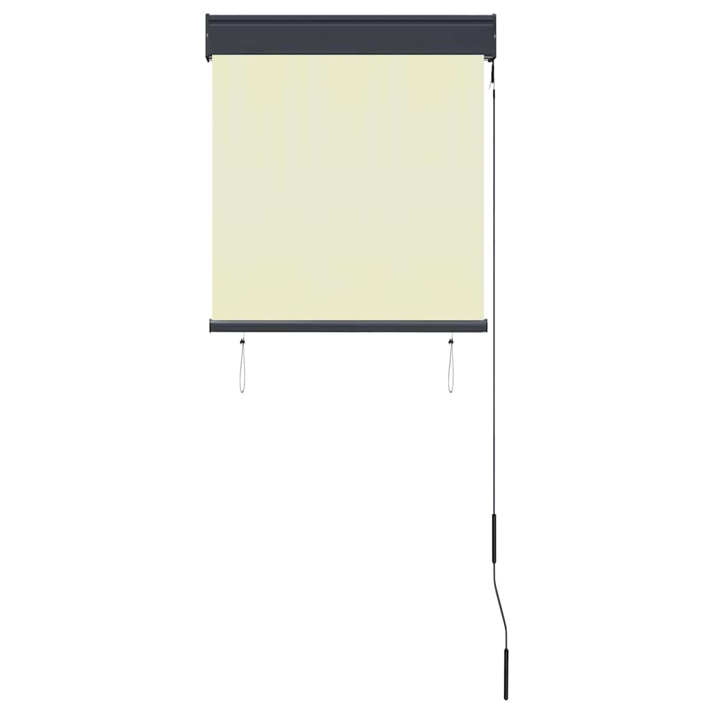 Outdoor Roller Blind 60x250 cm Cream