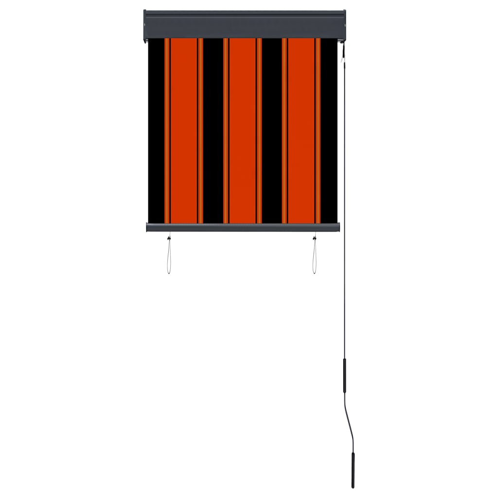 Outdoor Roller Blind 60x250 cm Orange and Brown