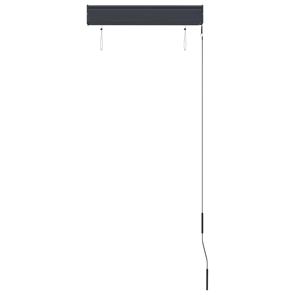 Outdoor Roller Blind 60x250 cm Orange and Brown