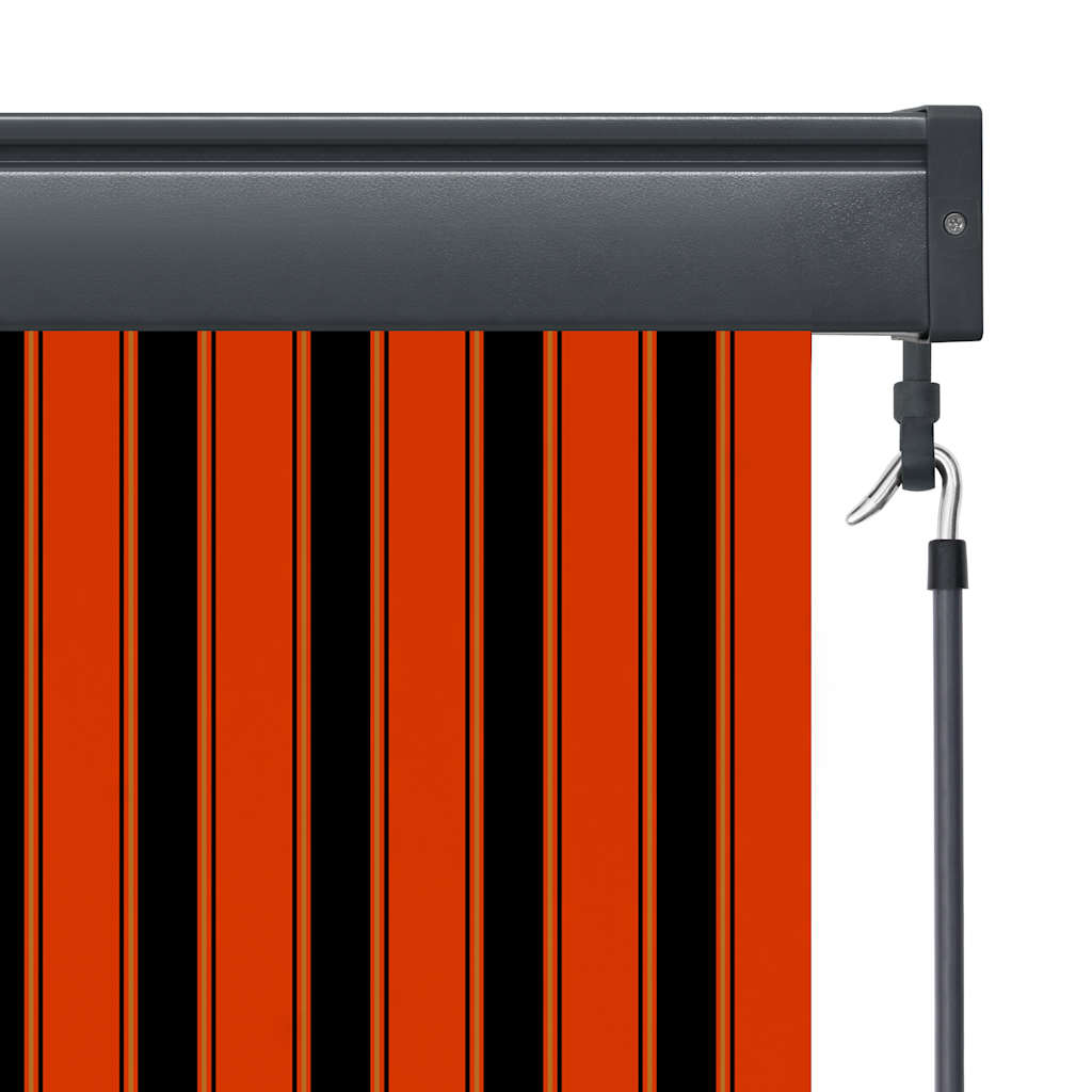 Outdoor Roller Blind 60x250 cm Orange and Brown