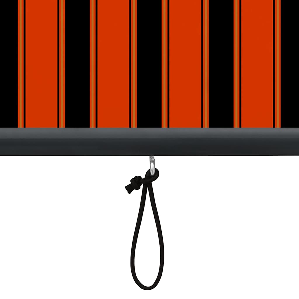 Outdoor Roller Blind 60x250 cm Orange and Brown
