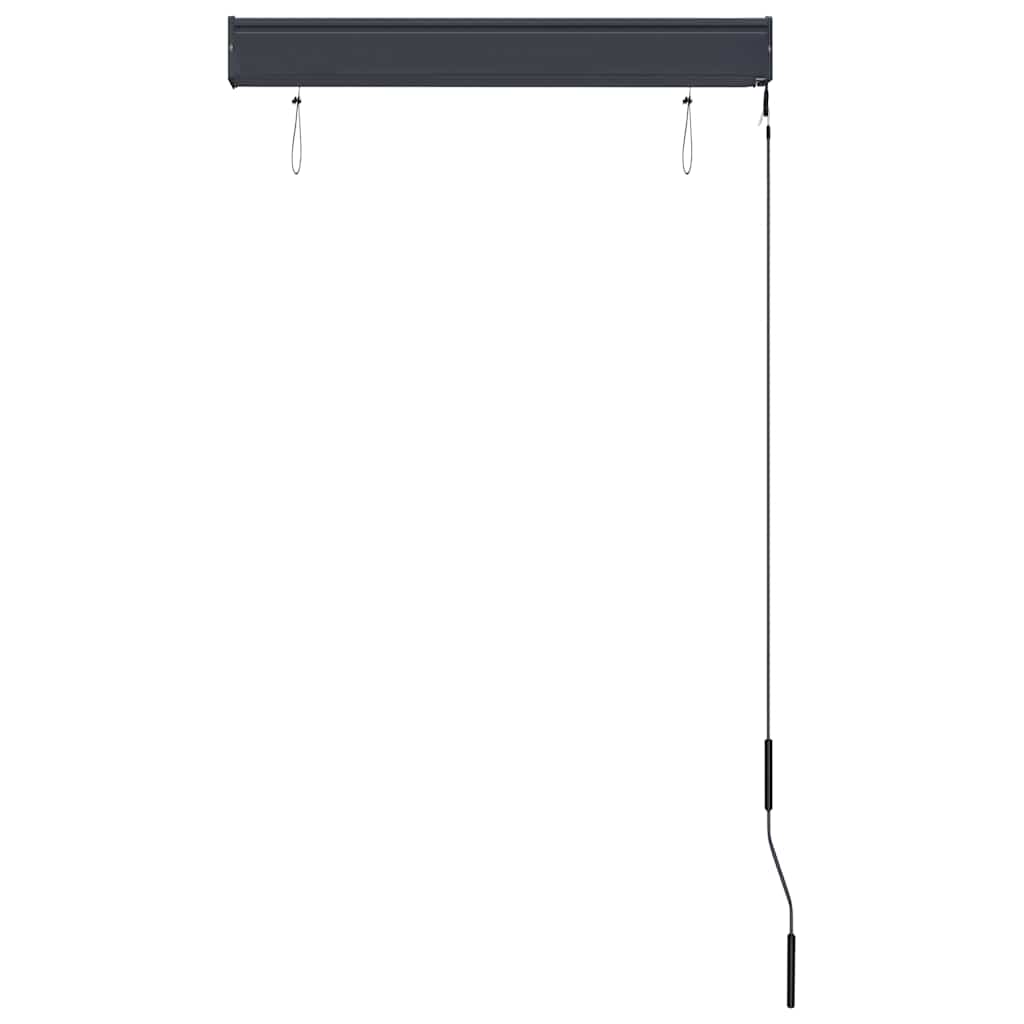 Outdoor Roller Blind 80x250 cm Yellow and Blue