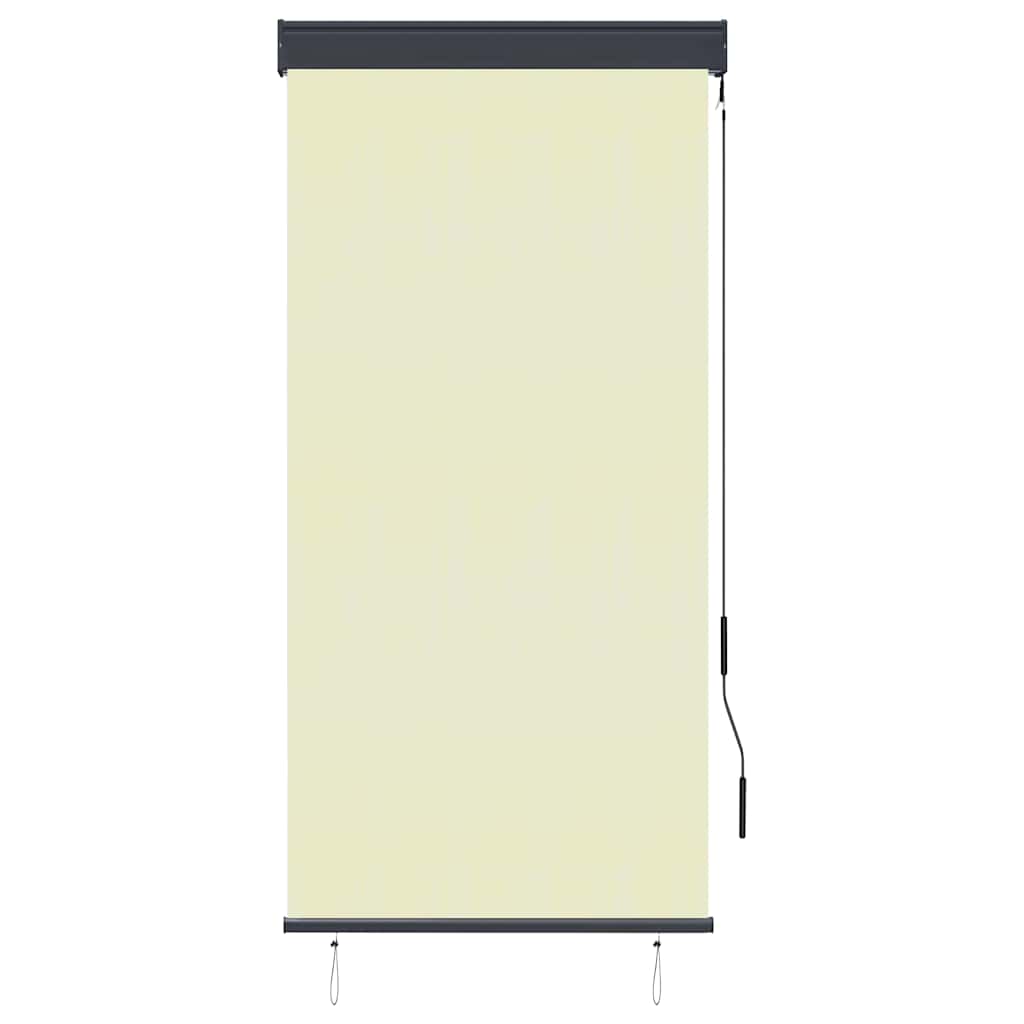 Outdoor Roller Blind 80x250 cm Cream