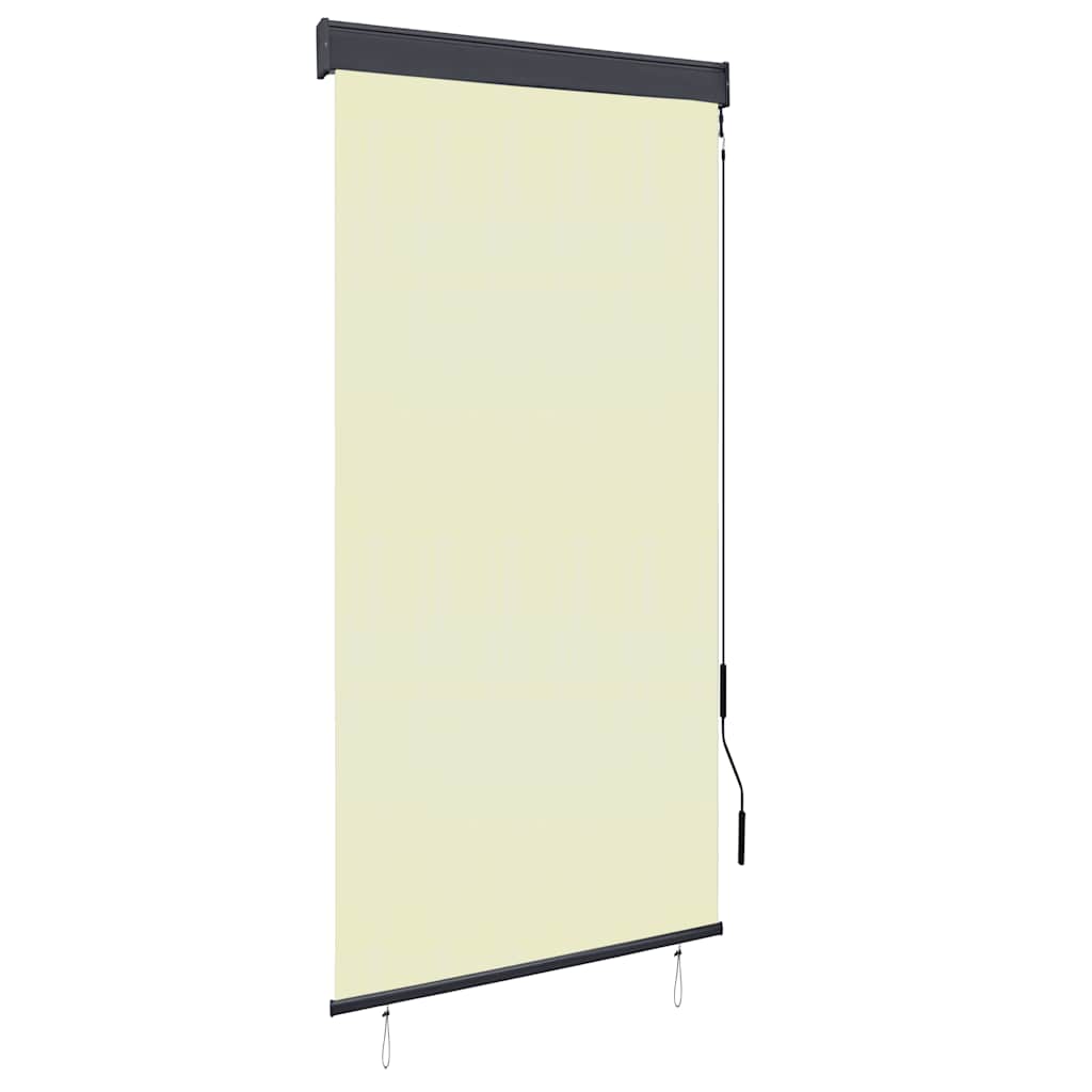 Outdoor Roller Blind 100x250 cm Cream