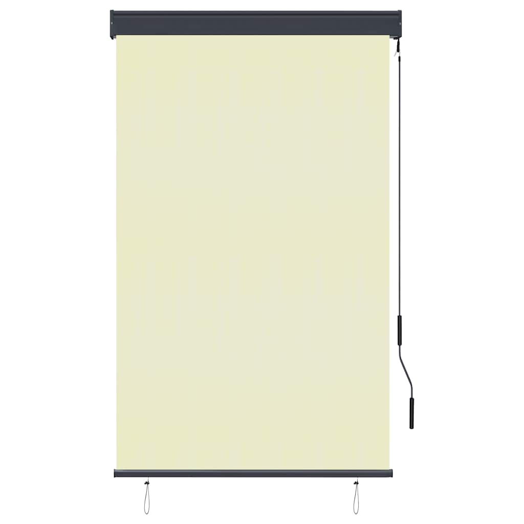 Outdoor Roller Blind 100x250 cm Cream