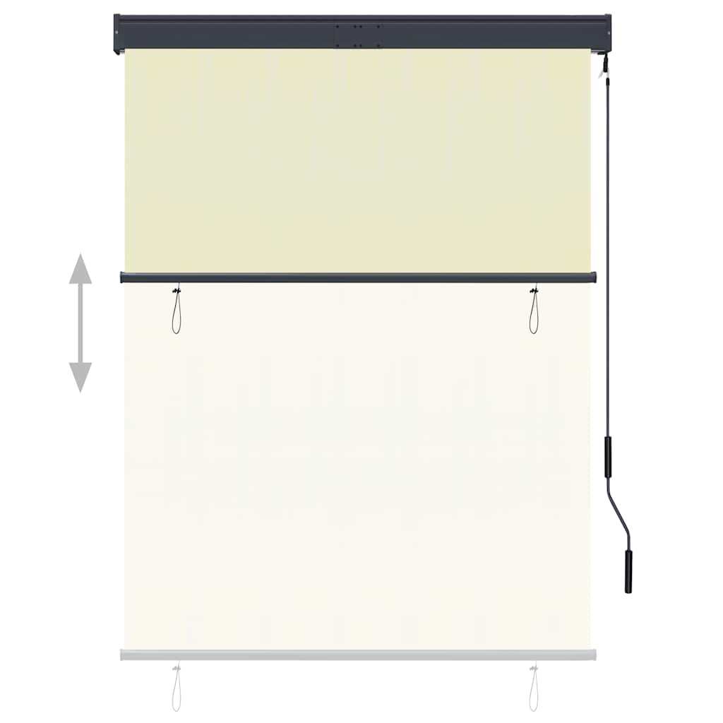 Outdoor Roller Blind | Cream | 100% polyester, aluminium, steel