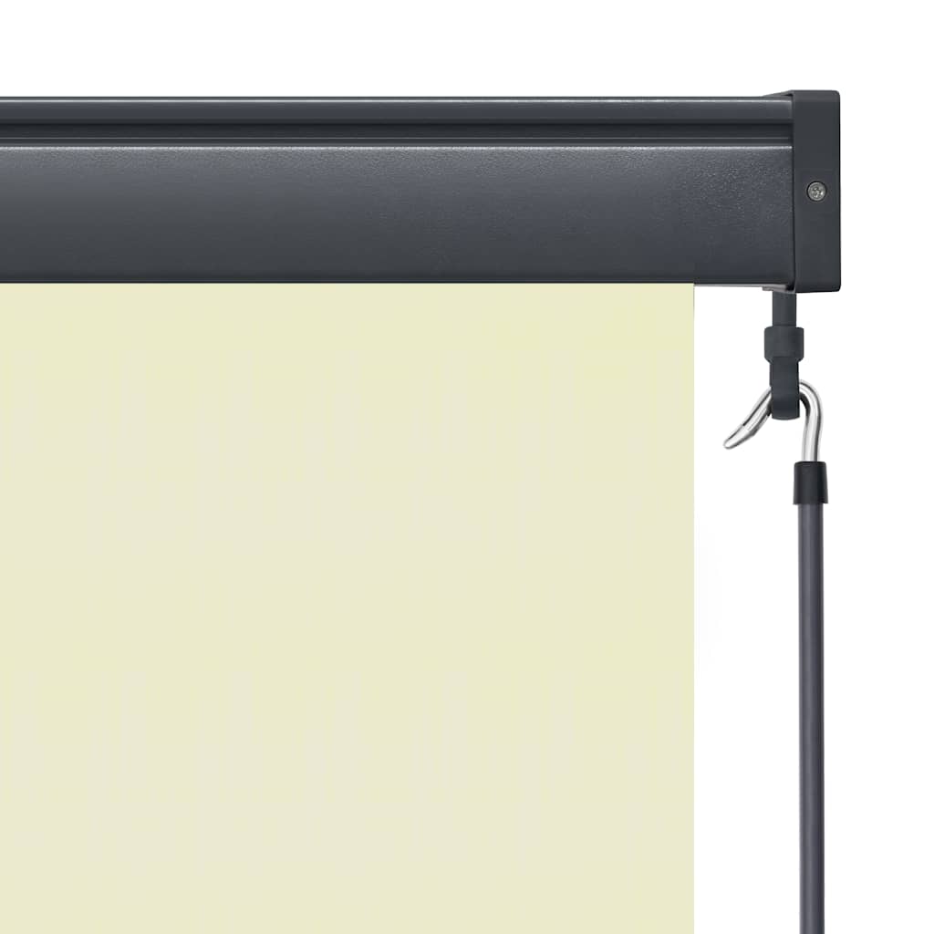 Outdoor Roller Blind 140x250 cm Cream