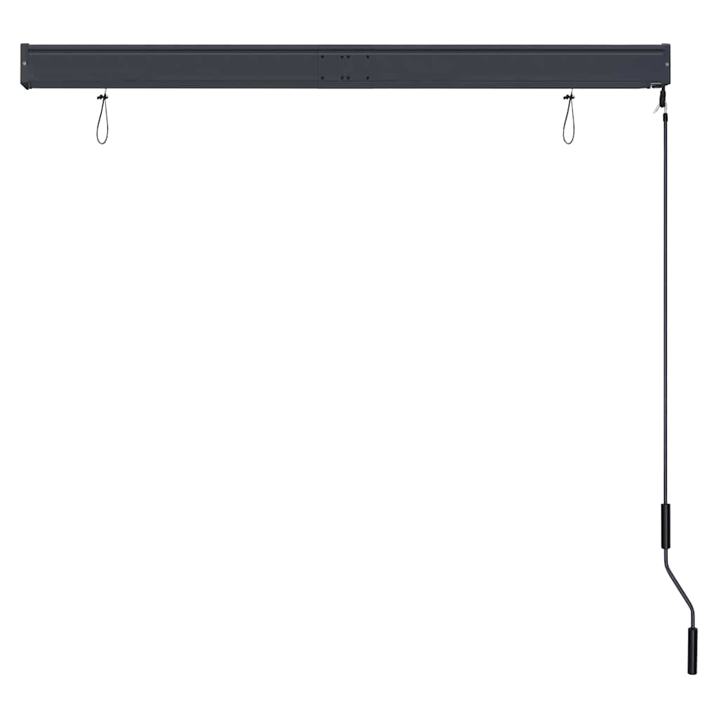 Outdoor Roller Blind 140x250 cm Orange and Brown
