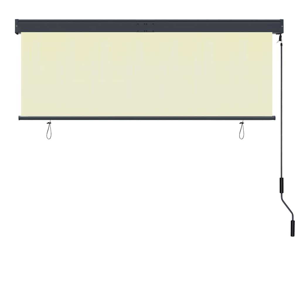 Outdoor Roller Blind 160x250 cm Cream