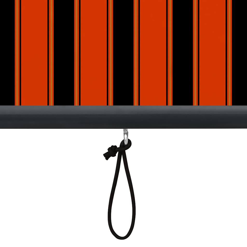 Outdoor Roller Blind 160x250 cm Orange and Brown