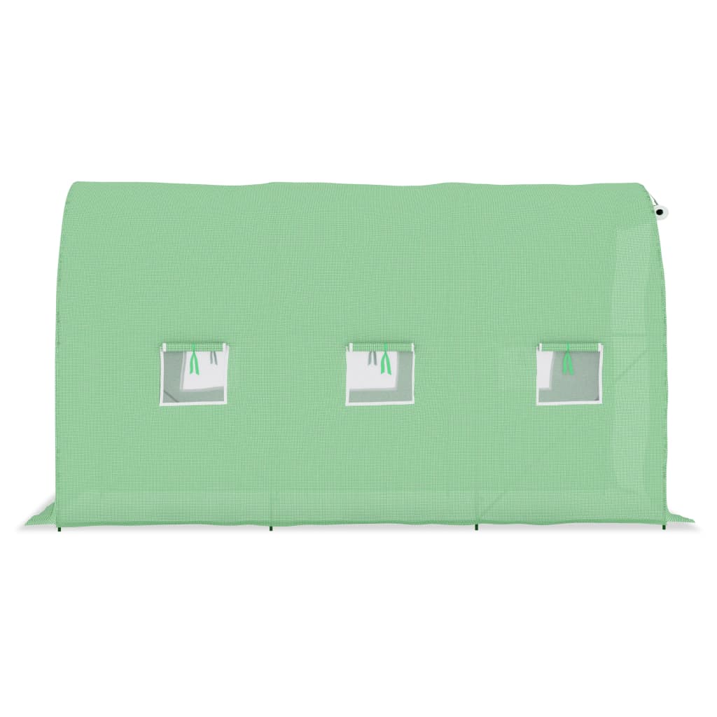Greenhouse | Green | Polyethylene mesh fabric, Galvanised steel | 6.86 m²