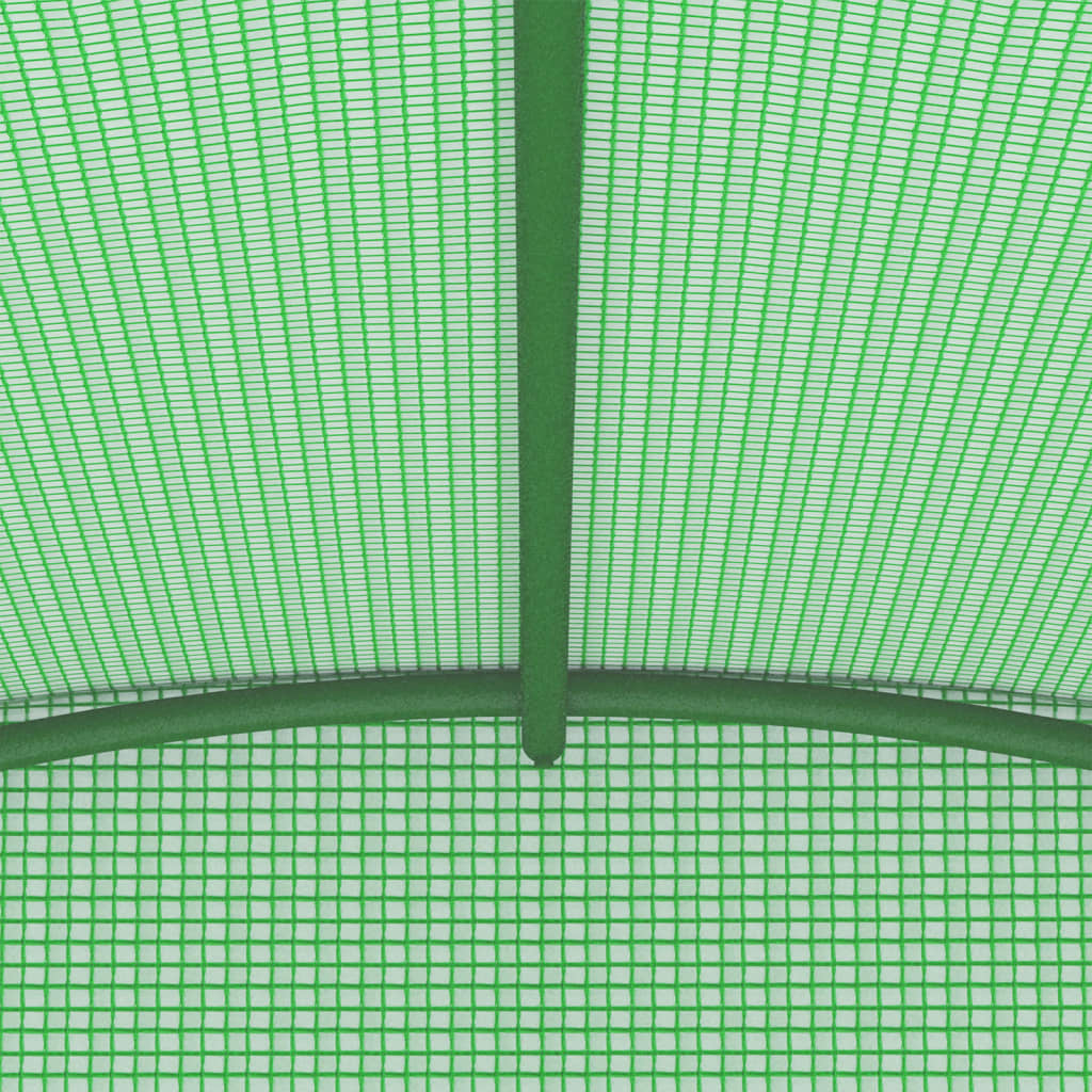 Greenhouse | Green | Polyethylene mesh fabric, Galvanised steel | 6.86 m²