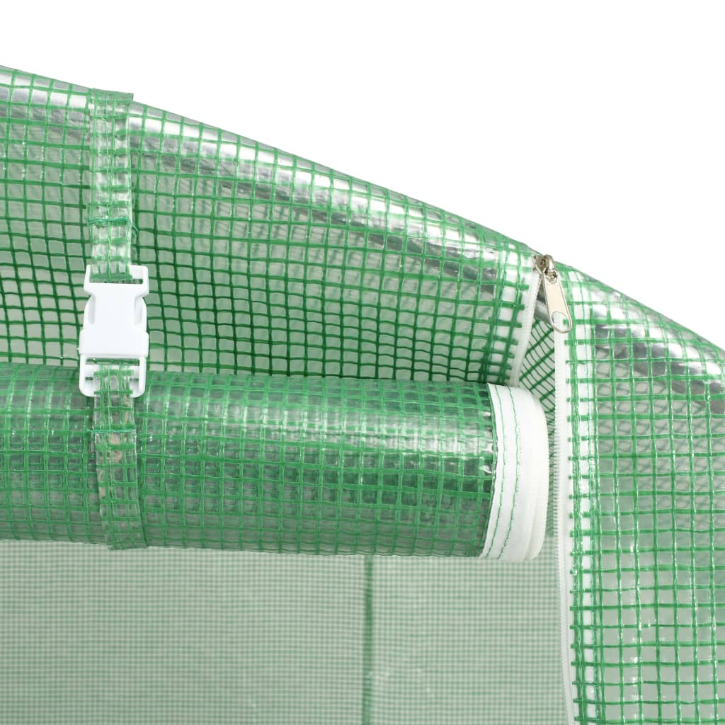 Greenhouse | Green | Polyethylene mesh fabric, Galvanised steel | 6.86 m²