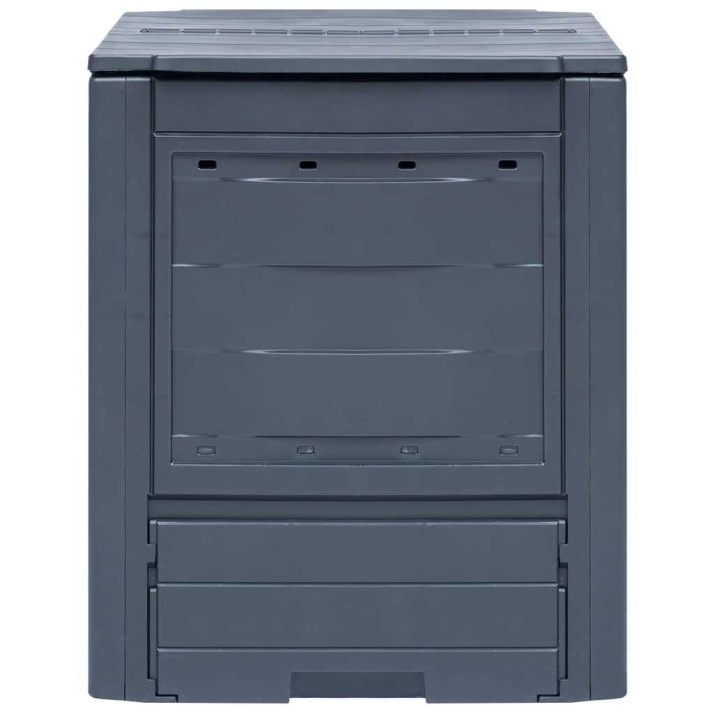 Garden Composter | Grey | Plastic | 520L | UV-resistant materials