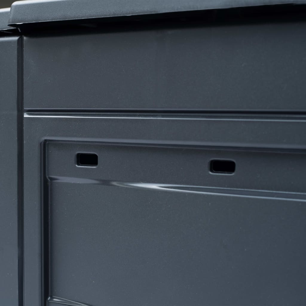 Garden Composter | Grey | Plastic | 520L | UV-resistant materials