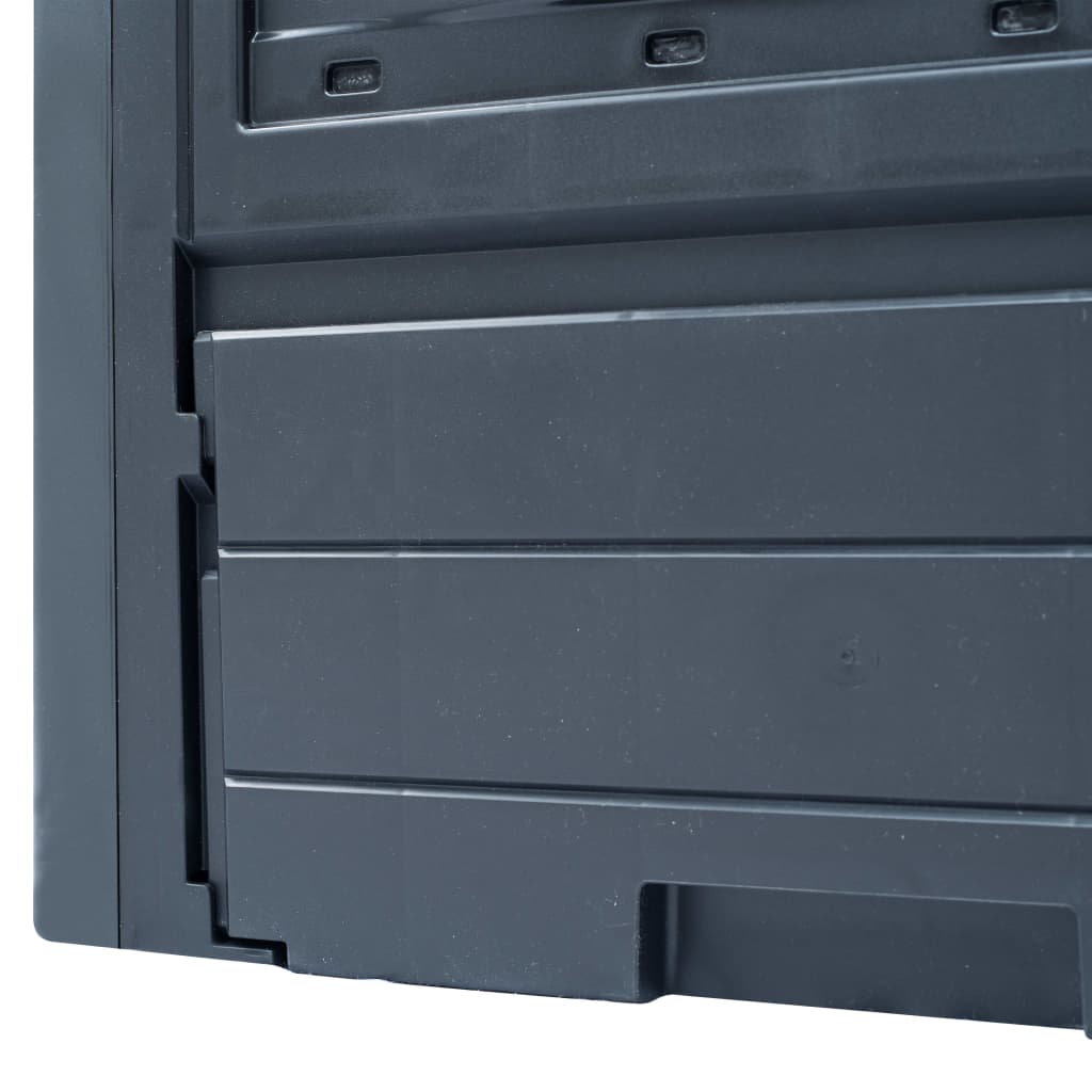 Garden Composter | Grey | Plastic | 520L | UV-resistant materials