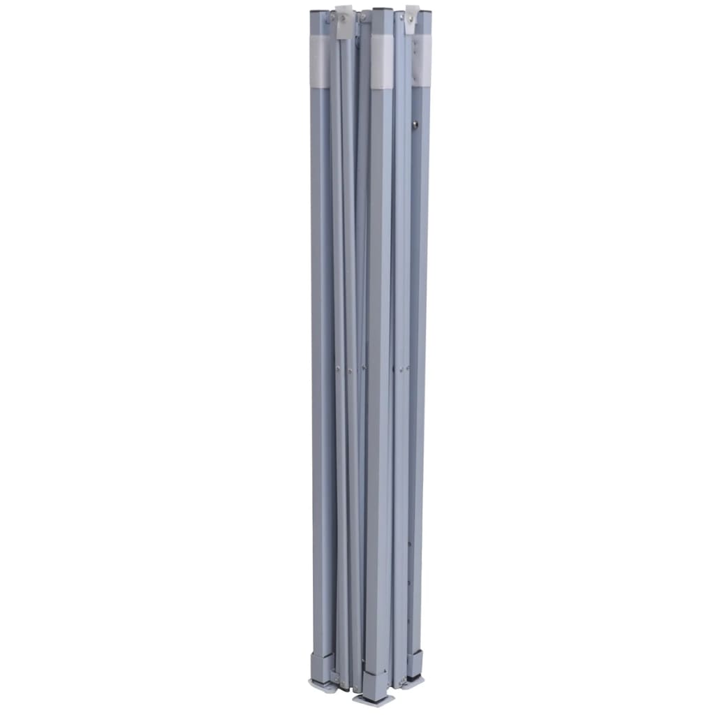 48879 vidaXL Professional Folding Party Tent with 4 Sidewalls 2x2 m Steel Blue