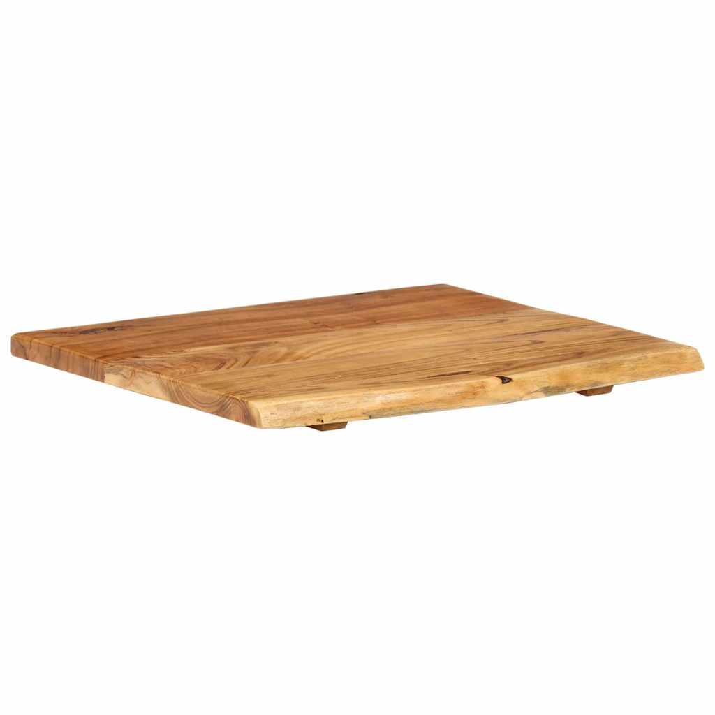 Bathroom Vanity Top Solid Acacia Wood 58x52x2,5 cm