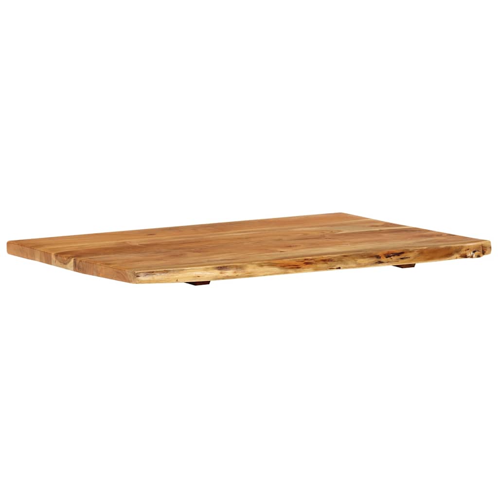 Bathroom Vanity Top Solid Acacia Wood 80x52x2,5 cm