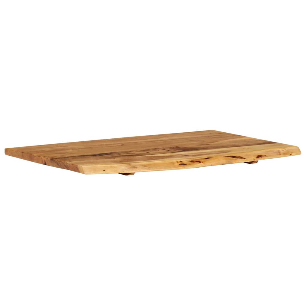 Bathroom Vanity Top Solid Acacia Wood 80x52x2,5 cm