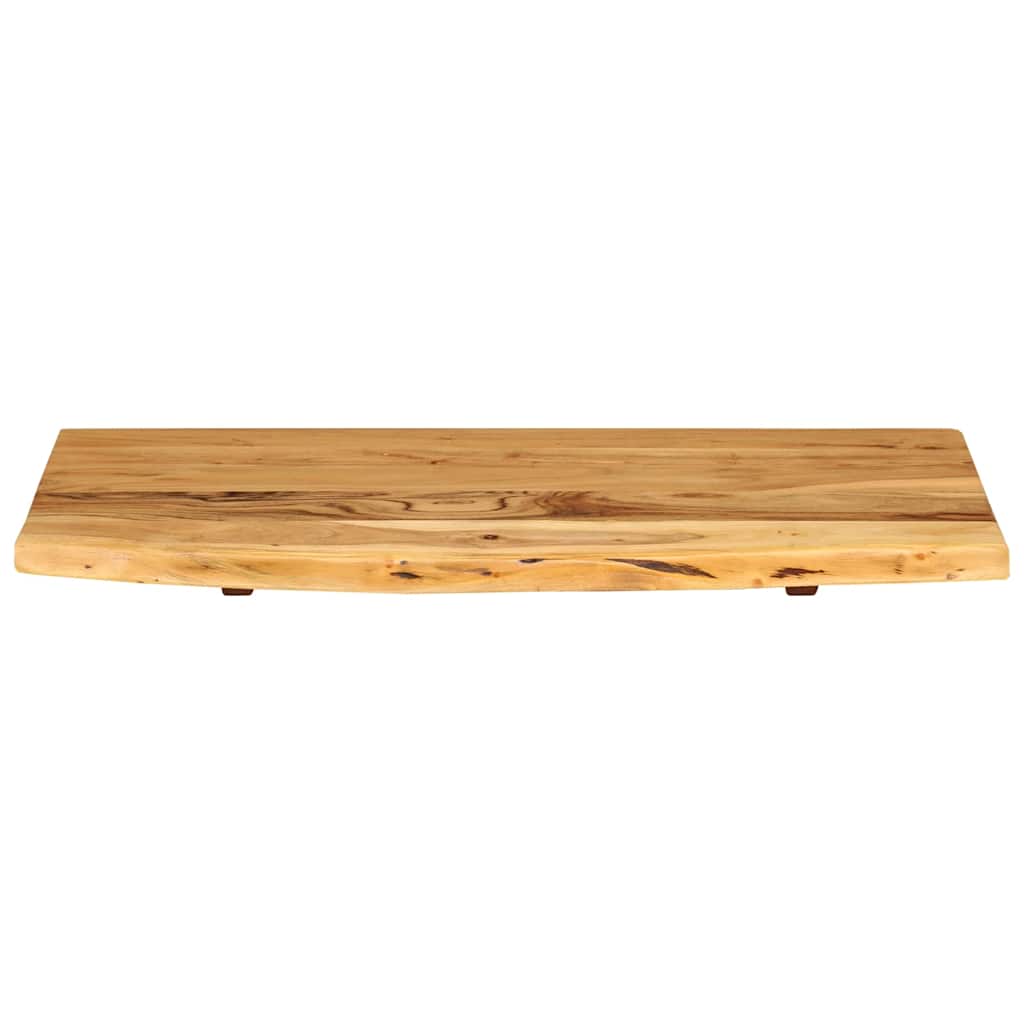 Bathroom Vanity Top Solid Acacia Wood 80x52x2,5 cm