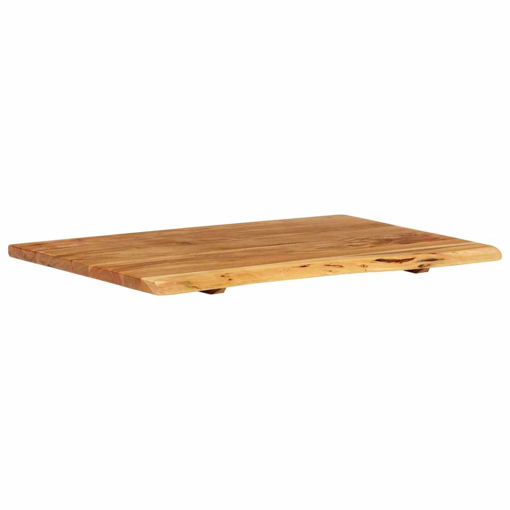 Bathroom Vanity Top Solid Acacia Wood 80x52x2,5 cm