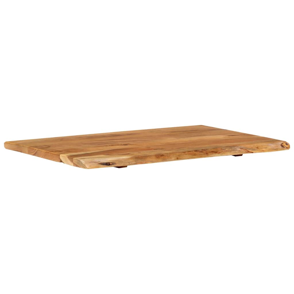 Bathroom Vanity Top Solid Acacia Wood 80x52x2,5 cm