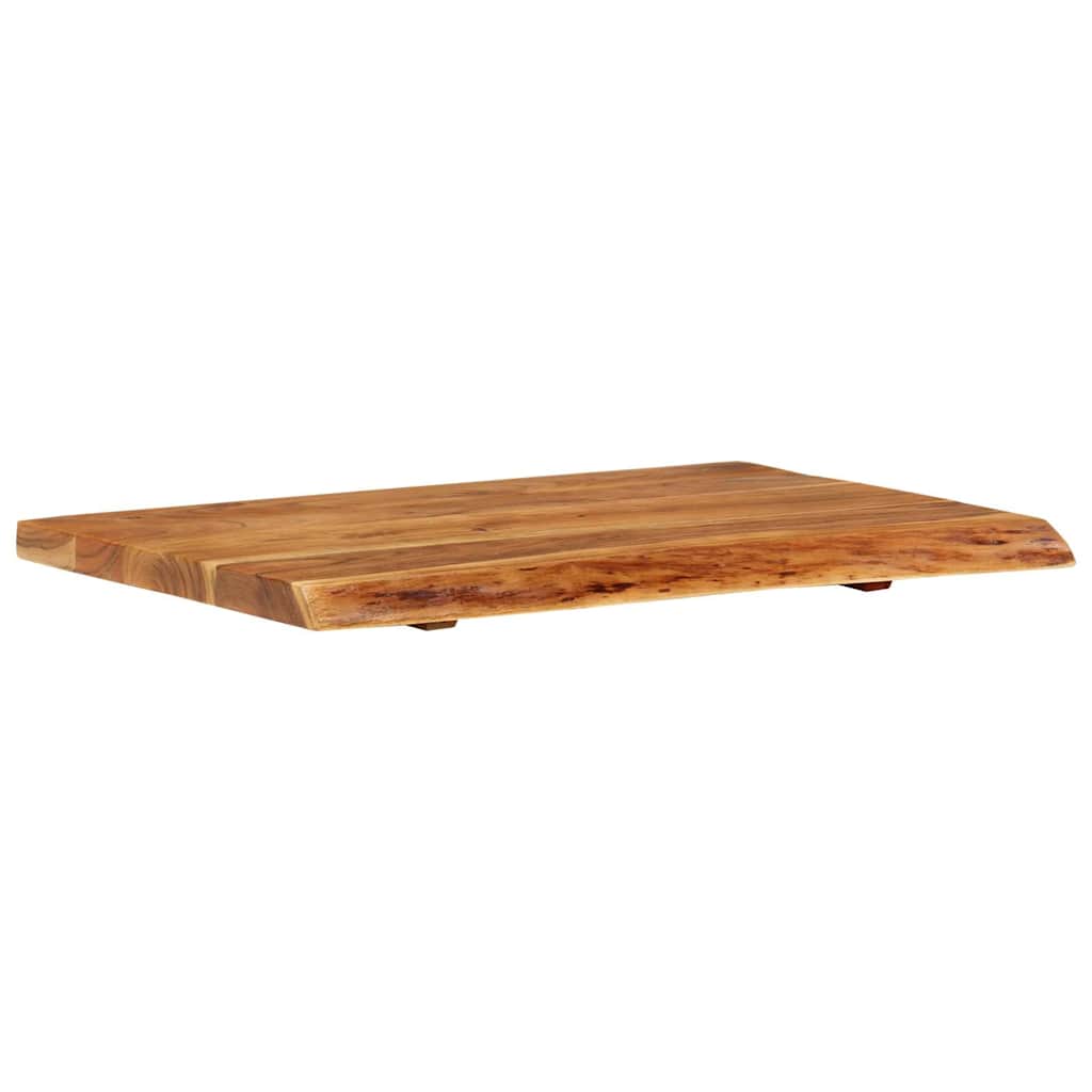 Bathroom Vanity Top Solid Acacia Wood 80x52x3,8 cm