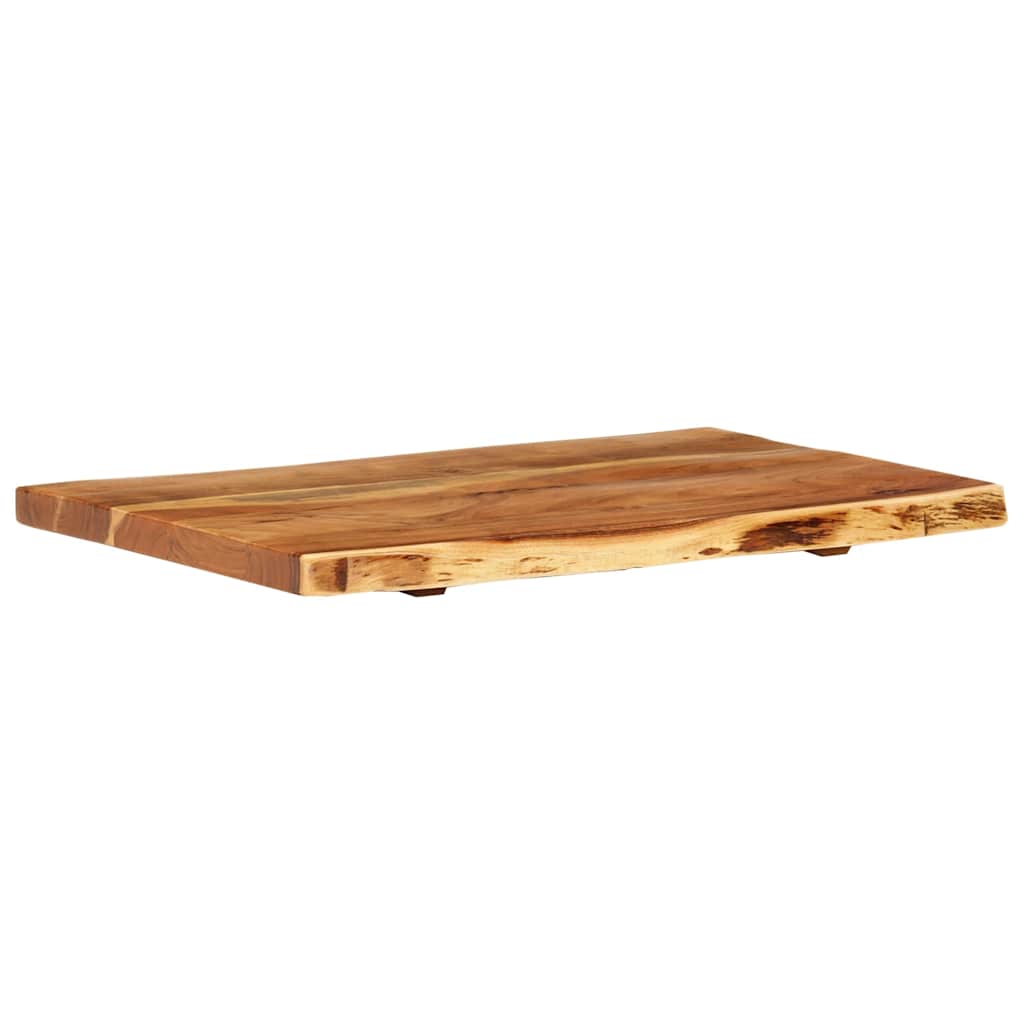 Bathroom Vanity Top Solid Acacia Wood 80x52x3,8 cm