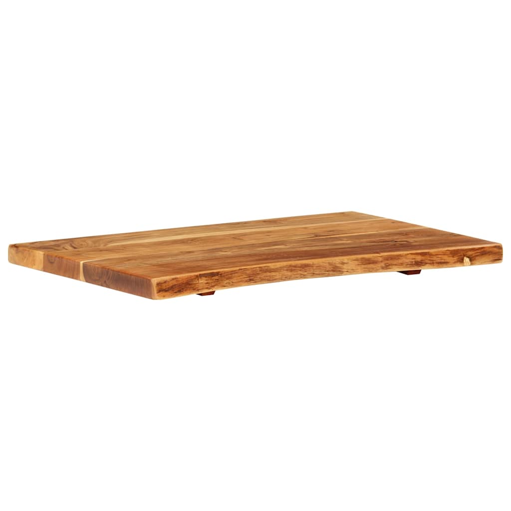 Bathroom Vanity Top Solid Acacia Wood 80x52x3,8 cm