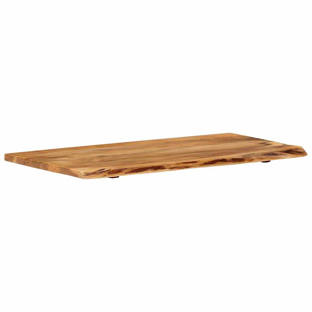 Bathroom Vanity Top Solid Acacia Wood 100x52x2,5 cm