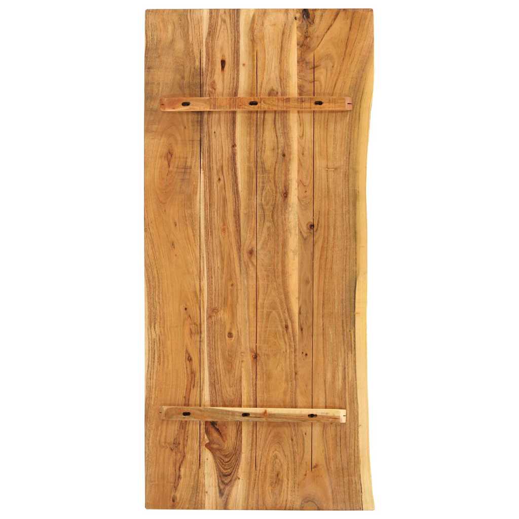 Bathroom Vanity Top Solid Acacia Wood 140x52x2,5 cm