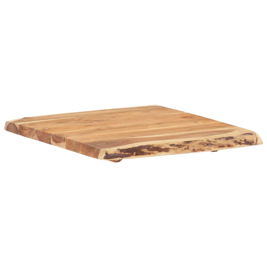 vidaXL Table Top Solid Acacia Wood 58x(50-60)x3.8 cm