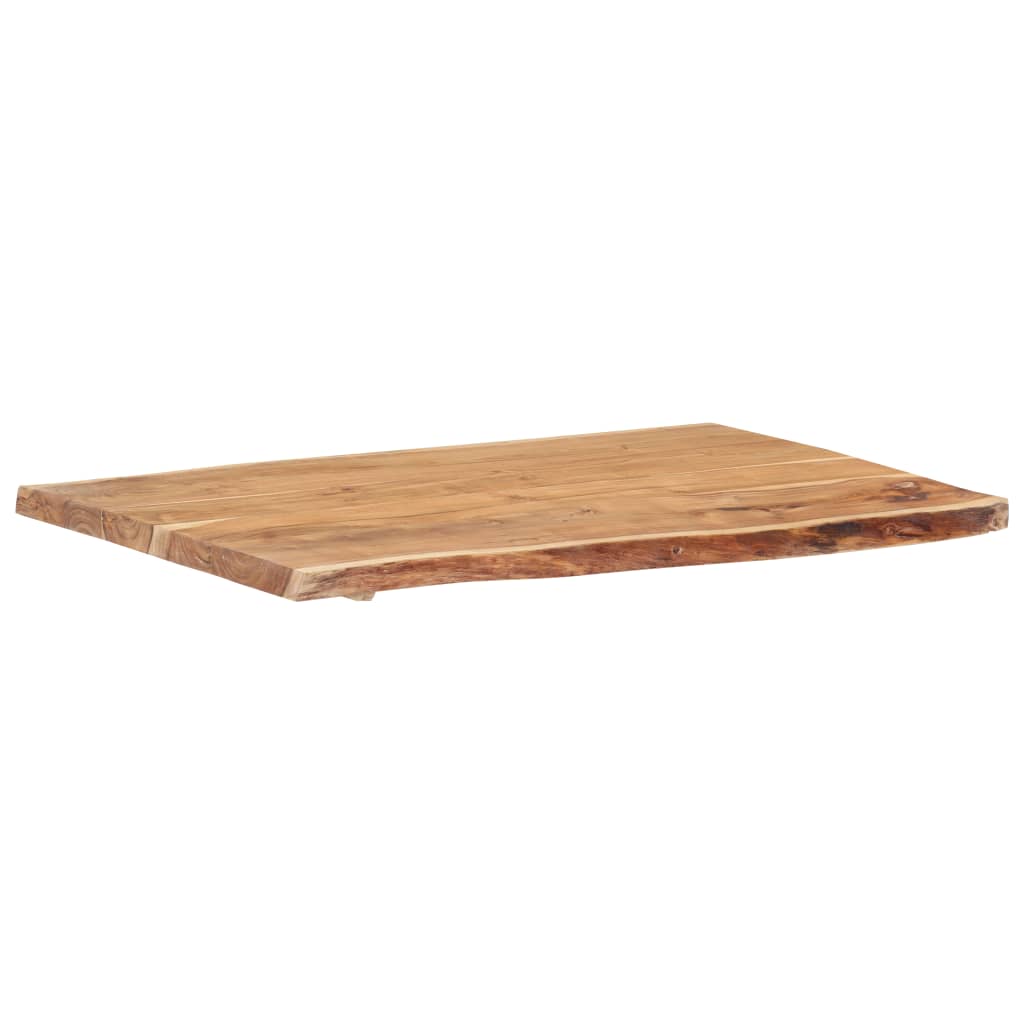 vidaXL Table Top Solid Acacia Wood 100x(50-60)x3.8 cm