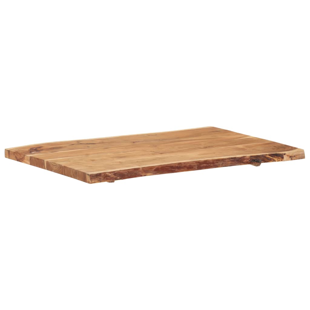 vidaXL Table Top Solid Acacia Wood 100x(50-60)x3.8 cm