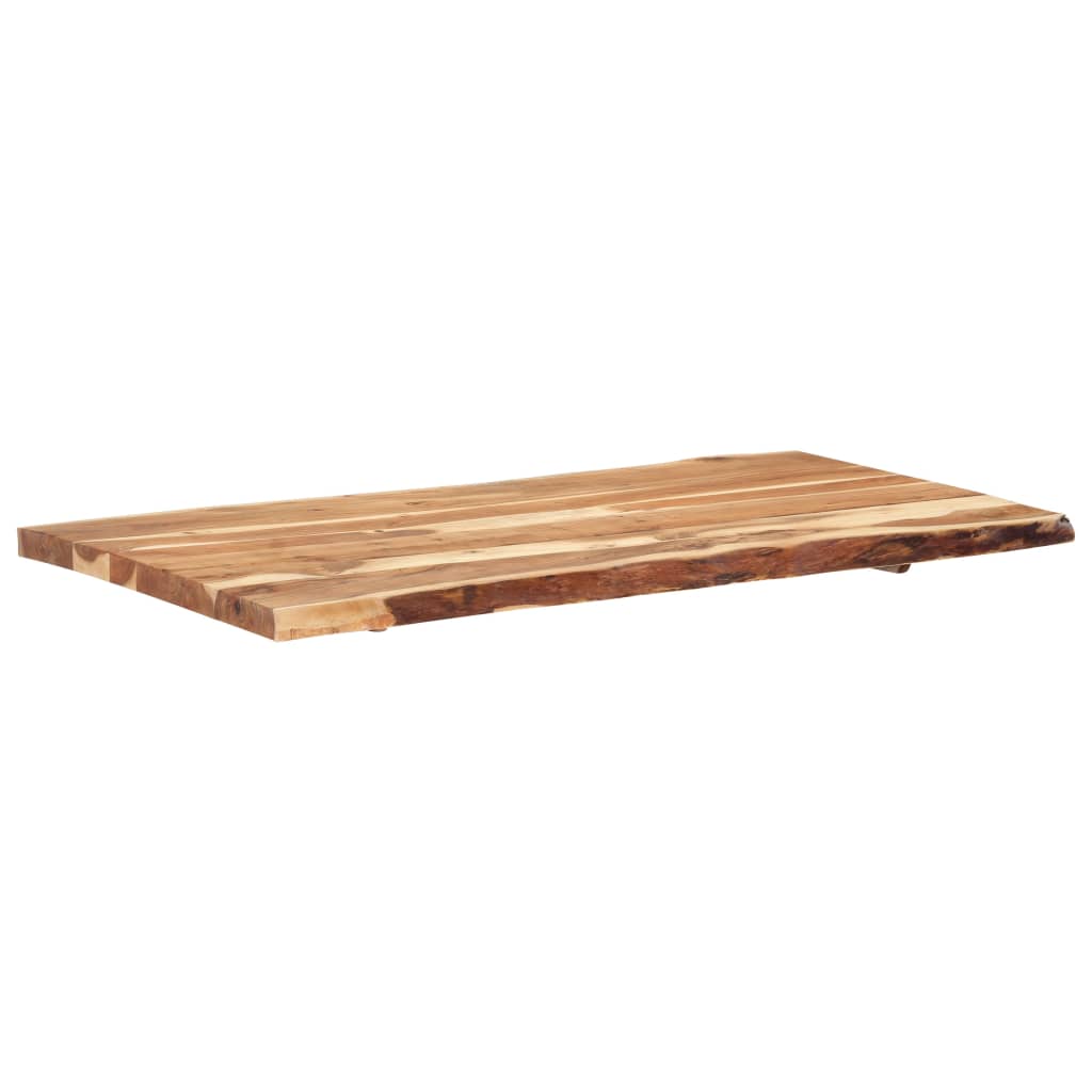 vidaXL Table Top Solid Acacia Wood 118x(50-60)x3.8 cm